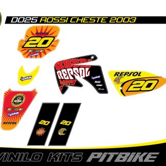 D25 Kit Vinilo Pitbikes TODOS LOS MODELOS